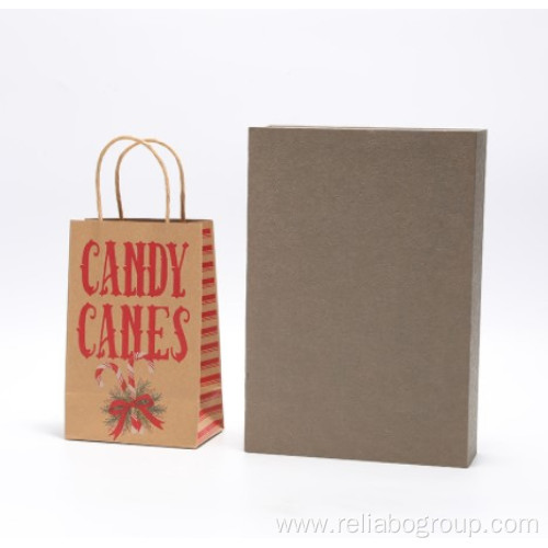 Customized brown kraft paper bags